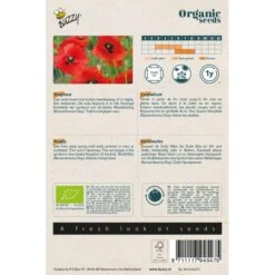 Aanbiedingen Fruit Zaden Boetiek Winkel -Aanbiedingen Fruit Zaden Boetiek Winkel organic papaver rhoeas red bio 1646840371 1306 600